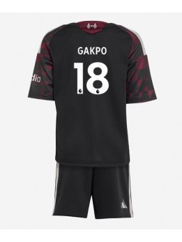 Liverpool Cody Gakpo #18 Ausweichtrikot für Kinder 2026-27 Kurzarm (+ Kurze Hosen)